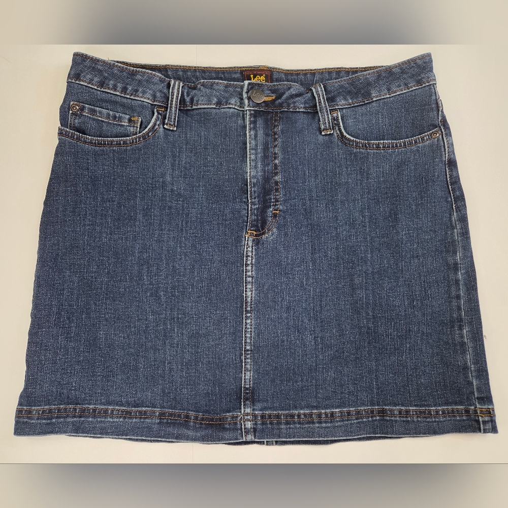 Lee Denim Skirt With Shorts